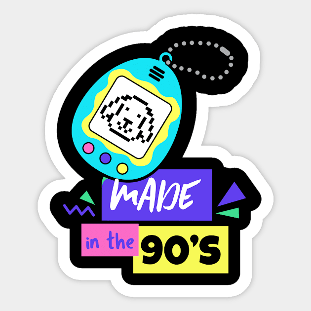 Made in the 90's Sticker by LM's Designs